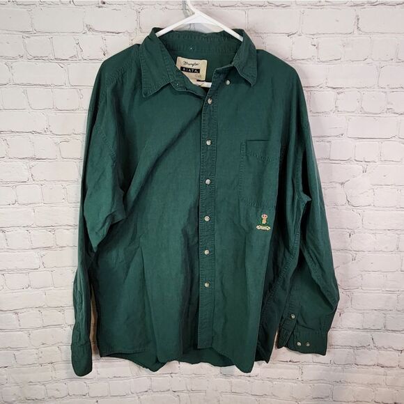Men's Wrangler "Riata" longsleeve button-down shirt, size XL - Picture 1 of 4